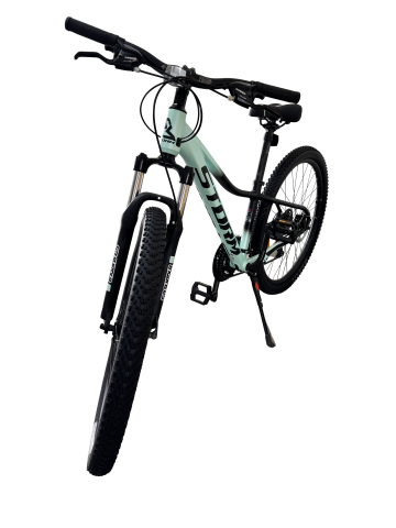 Bicicleta MTB Storm Shark Lady 1.0, 27.5 Inch, Cadru 13, 2D Frane pe Disc, Turcoaz/Negru - Copie [1]