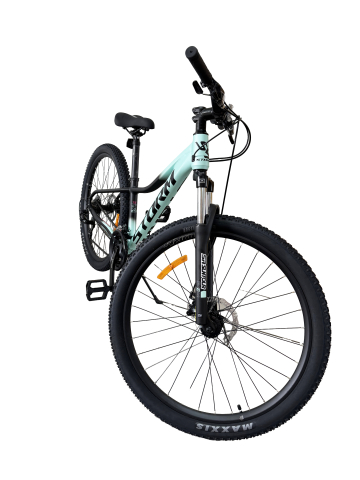 Bicicleta MTB Storm Shark Lady 1.0, 27.5 Inch, Cadru 13, 2D Frane pe Disc, Turcoaz/Negru - Copie [2]