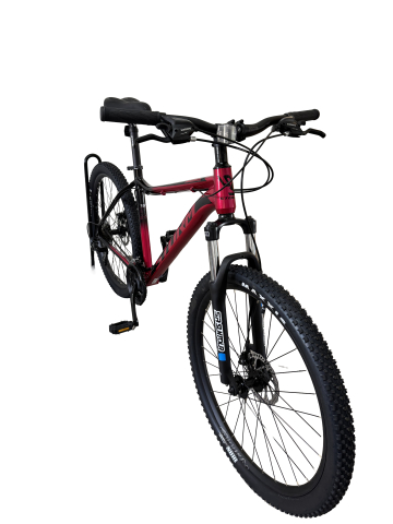 Bicicleta MTB Storm Shark Lady 1.0, 27.5 Inch, Cadru 19, 2D Frane pe Disc, Rosu/Negru [2]