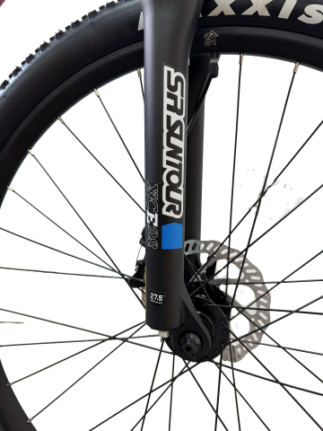 Bicicleta MTB Storm Shark Lady 1.0, 27.5 Inch, Cadru 19, 2D Frane pe Disc, Rosu/Negru [6]