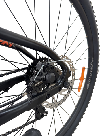 Bicicleta MTB Storm Shark Man 1.0, 27.5 Inch, Cadru 13, Frane pe Disc, Portocaliu/Negru [10]
