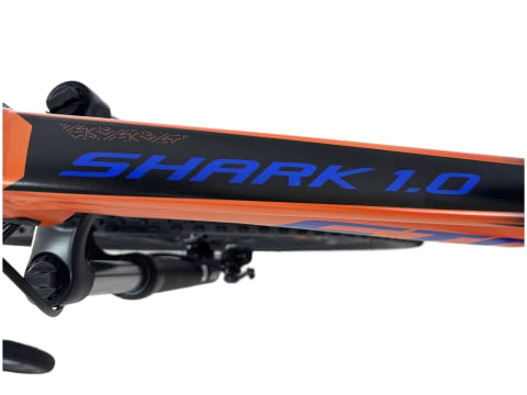 Bicicleta MTB Storm Shark Man 1.0, 27.5 Inch, Cadru 13, Frane pe Disc, Portocaliu/Negru [3]
