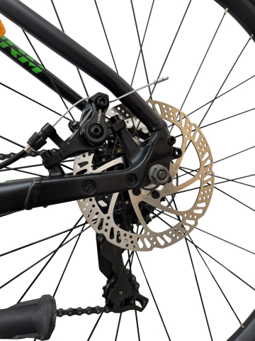 Bicicleta MTB Storm Shark Man 1.0, 27.5 Inch, Cadru 17, Frane pe Disc, Verde/Negru [7]