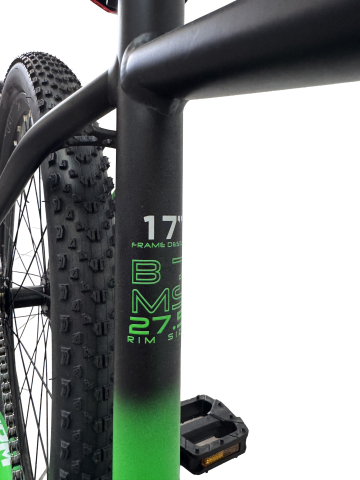 Bicicleta MTB Storm Shark Man 1.0, 27.5 Inch, Cadru 17, Frane pe Disc, Verde/Negru [11]