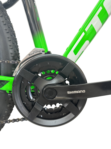 Bicicleta MTB Storm Shark Man 2.0, 27.5 Inch, Cadru 13,2D Frane Hidraulice, Verde/Negru [5]
