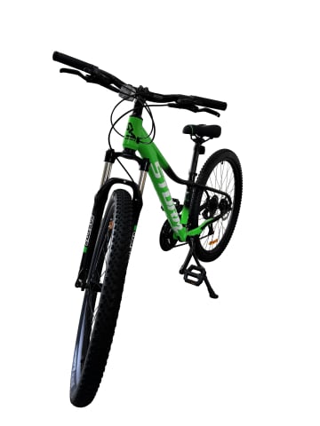 Bicicleta MTB Storm Shark Man 2.0, 27.5 Inch, Cadru 13,2D Frane Hidraulice, Verde/Negru [2]