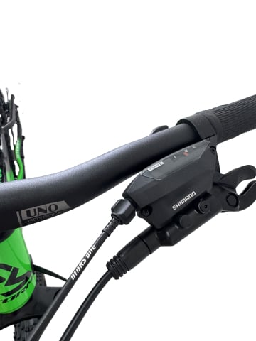 Bicicleta MTB Storm Shark Man 2.0, 27.5 Inch, Cadru 13,2D Frane Hidraulice, Verde/Negru [9]