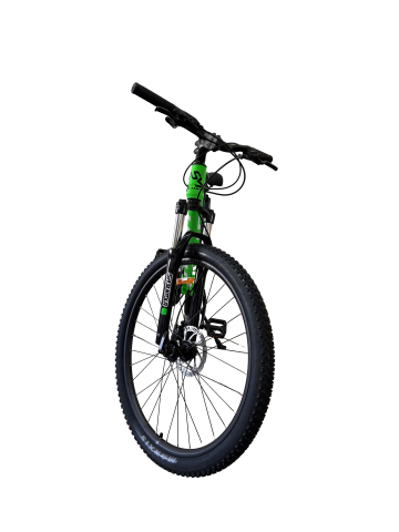 Bicicleta MTB Storm Shark Man 2.0, 27.5 Inch, Cadru 13,2D Frane Hidraulice, Verde/Negru [3]