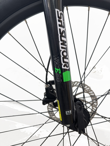 Bicicleta MTB Storm Shark Man 2.0, 27.5 Inch, Cadru 13,2D Frane Hidraulice, Verde/Negru [6]