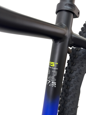 Bicicleta MTB Storm Shark Man 2.0, 27.5 Inch, Cadru 15,2D Frane Hidraulice, Albastru/Negru [9]