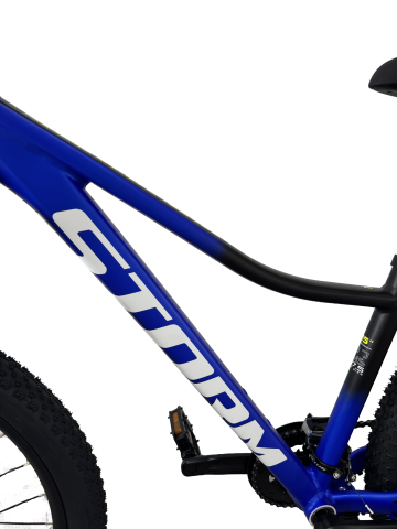 Bicicleta MTB Storm Shark Man 2.0, 27.5 Inch, Cadru 15,2D Frane Hidraulice, Albastru/Negru [4]