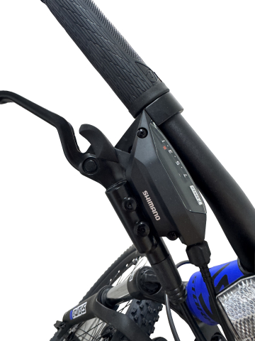 Bicicleta MTB Storm Shark Man 2.0, 27.5 Inch, Cadru 15,2D Frane Hidraulice, Albastru/Negru [7]