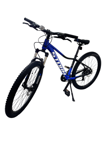 Bicicleta MTB Storm Shark Man 2.0, 27.5 Inch, Cadru 15,2D Frane Hidraulice, Albastru/Negru [2]