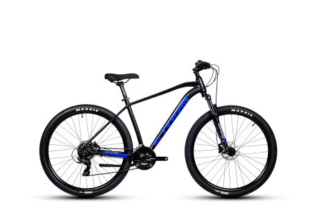 Mountain Bike - Bicicleta MTB Storm Shark Man 2.0, 29 Inch, Cadru 19,2D Frane Hidraulice, Negru/Albastru