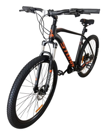 Bicicleta MTB Storm Shark Man 2.0, 29 Inch, Cadru 21, 2D Frane Hidraulice, Negru/Portocaliu [13]