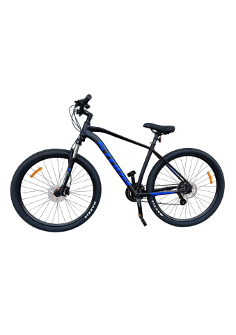 Mountain Bike - Bicicleta MTB Storm Shark Man 3.0, 29 Inch, Cadru 19, Frane Hidraulice, Negru Mat/Albastru