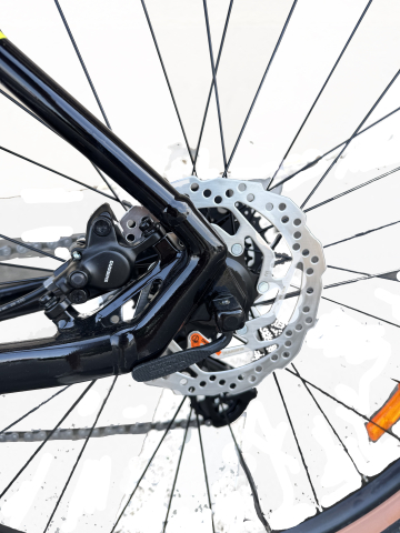 Bicicleta MTB Storm Trail Man 1.0, 29 Inch, Cadru 21, Frane Hidraulice, Negru/Galben [9]
