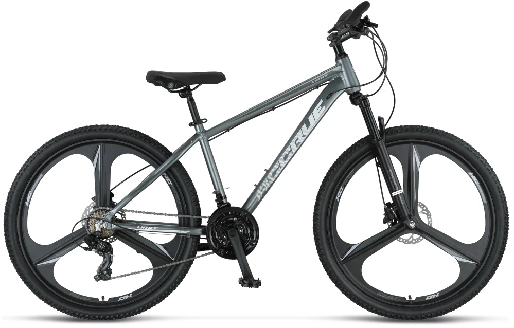 Mountain Bike - Bicicleta MTB Umit Accrue, cadru 20", gri/alb, roata 29", cadru aluminiu, frana disc hidraulic, 2026