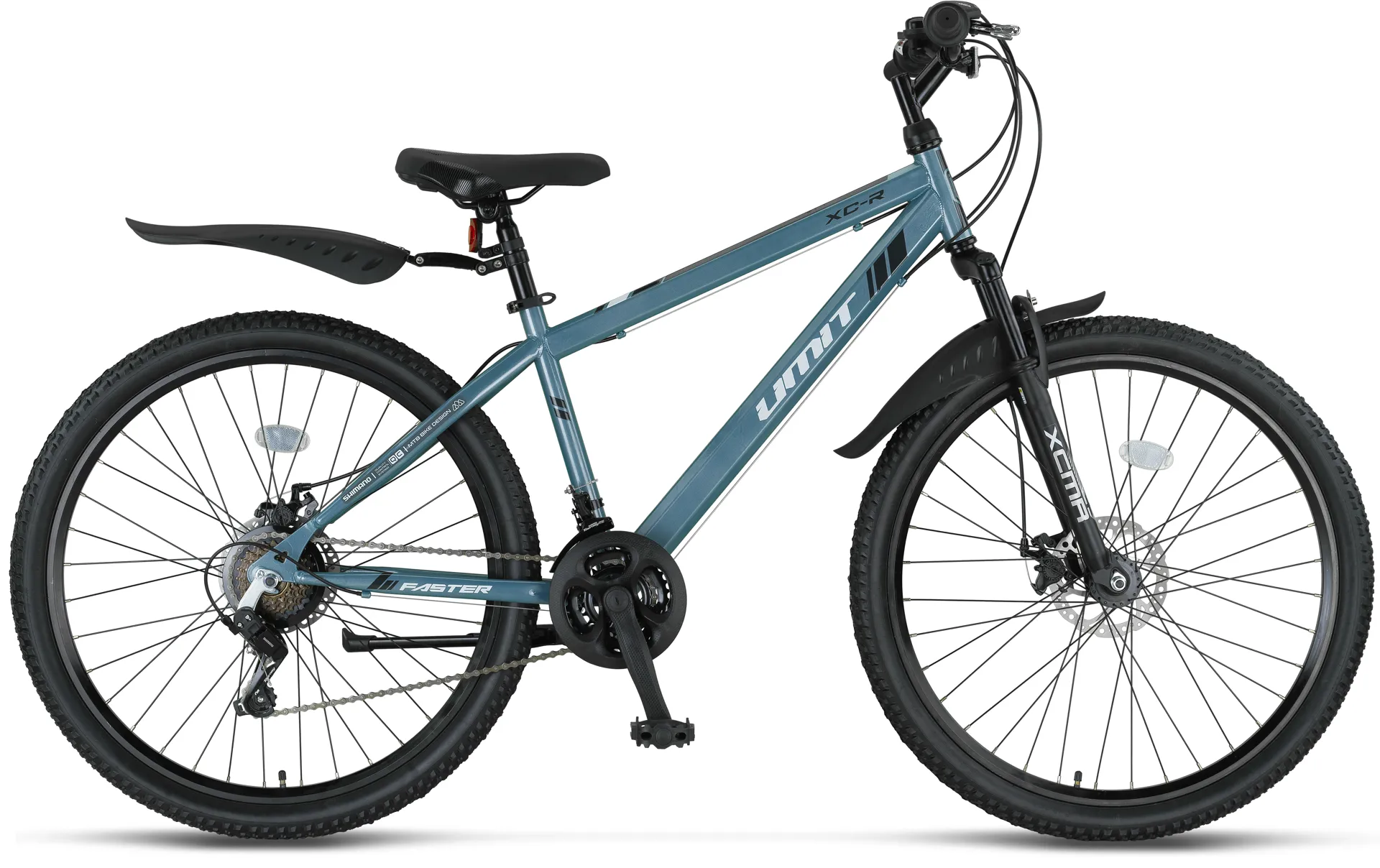 Mountain Bike - Bicicleta MTB Umit Faster, culoare albastru/marin ,roata 27,5", frana disc, 21 viteze