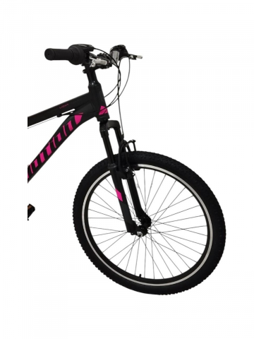 Bicicleta MTB Umit Motion Lady, cadru 16" din aluminiu, 21 viteze, roata 26", culoare negru/roz [1]