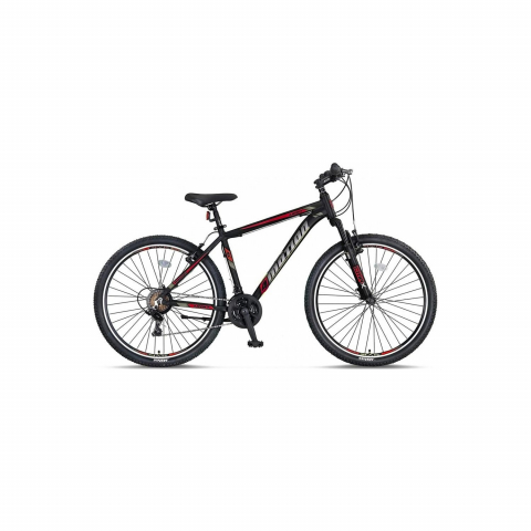 Mountain Bike - Bicicleta MTB Umit Motion, cadru 16" din aluminiu, 21 viteze, roata 27.5", culoare negru/rosu