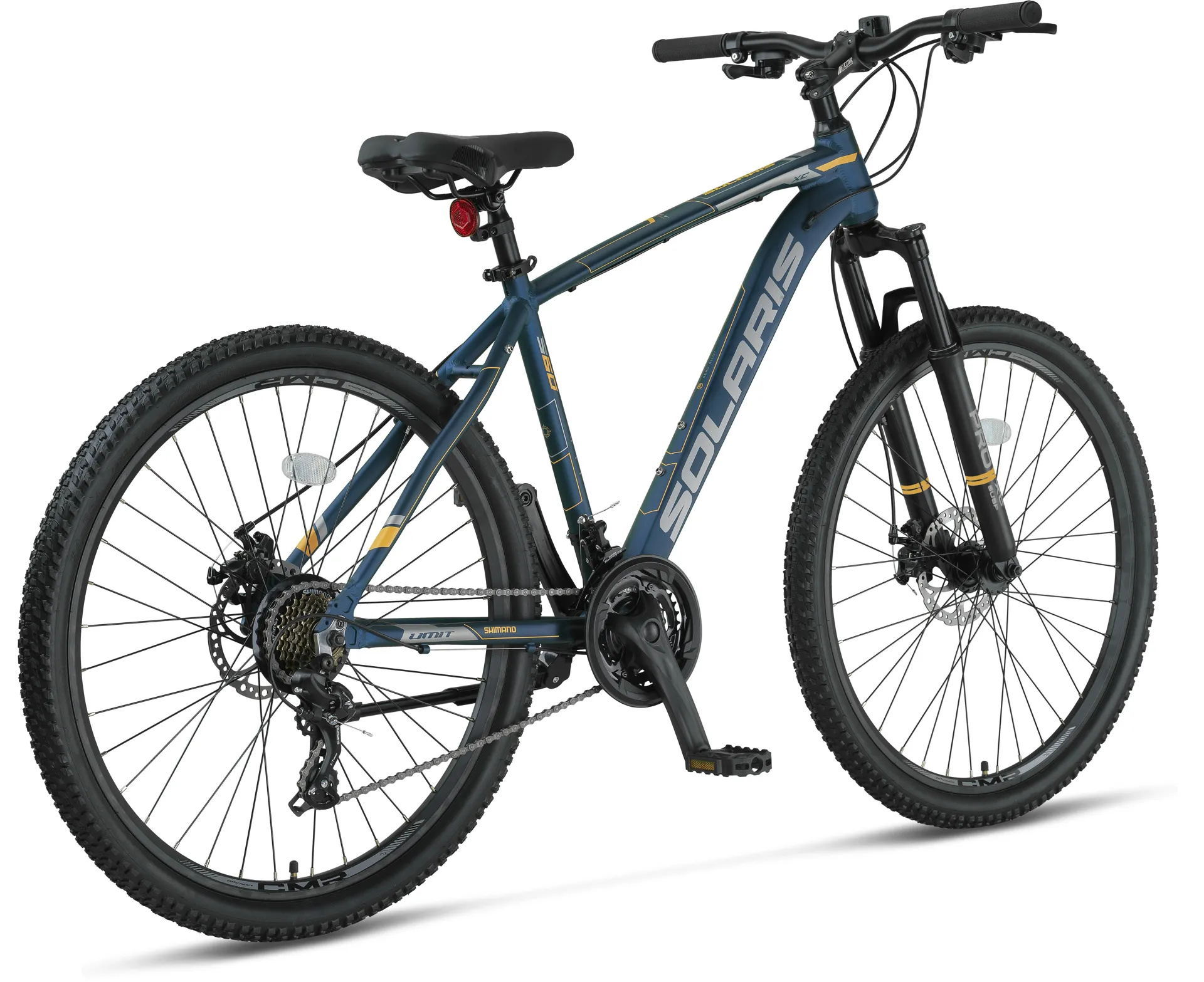 Bicicleta MTB Umit Solaris, 21 viteze, culoare albastru/indigo/portocaliu/ roata 29",cadru de 20", frana disc [1]