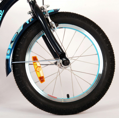 Bicicleta pentru baieti Volare Miracle Cruiser, 16 inch, culoare albastru mat/negru, frana de mana fata si contra [11]
