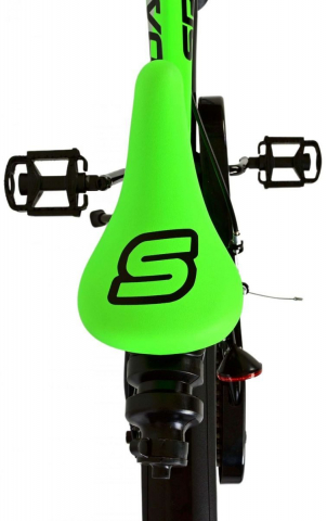 Bicicleta pentru baieti Volare Sportivo, 18 inch, culoare verde neon / negru, frana de mana fata - spate [5]