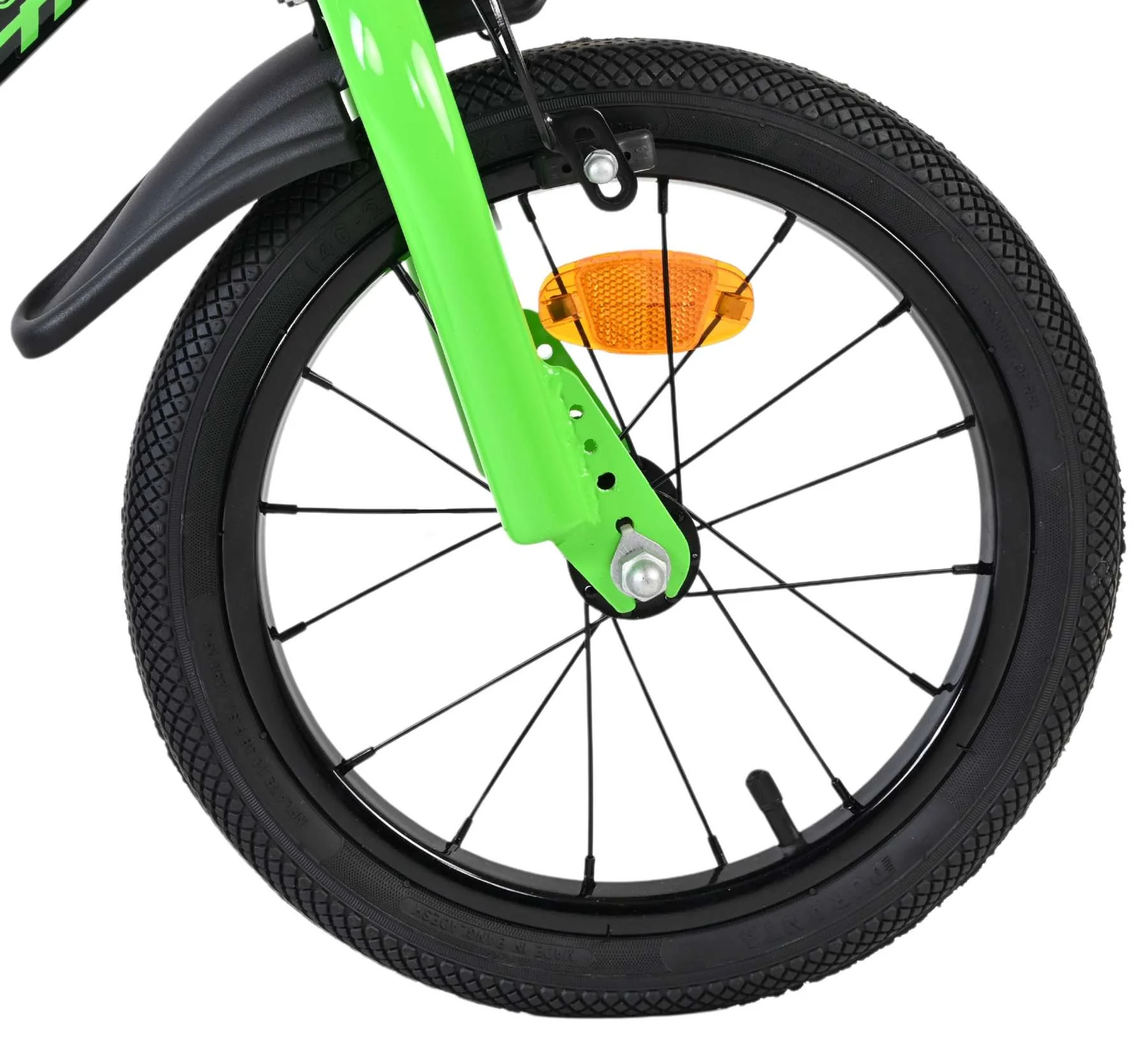 Bicicleta pentru copii Volare Sportivo - Băieți - 14 inch - Verde Negru [7]
