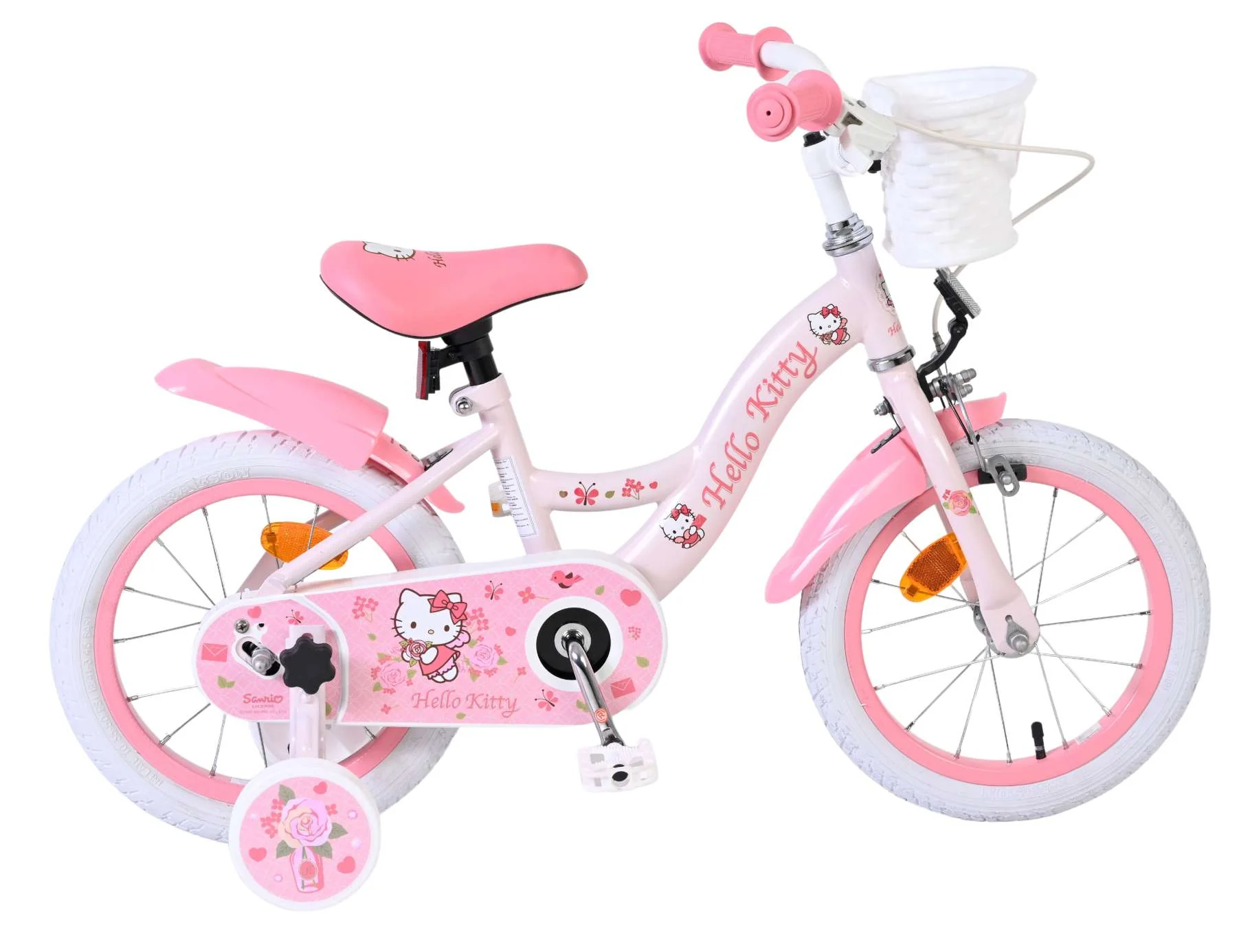 Biciclete - Bicicletă pentru copii Hello Kitty - Fete - 14 inch - Roz