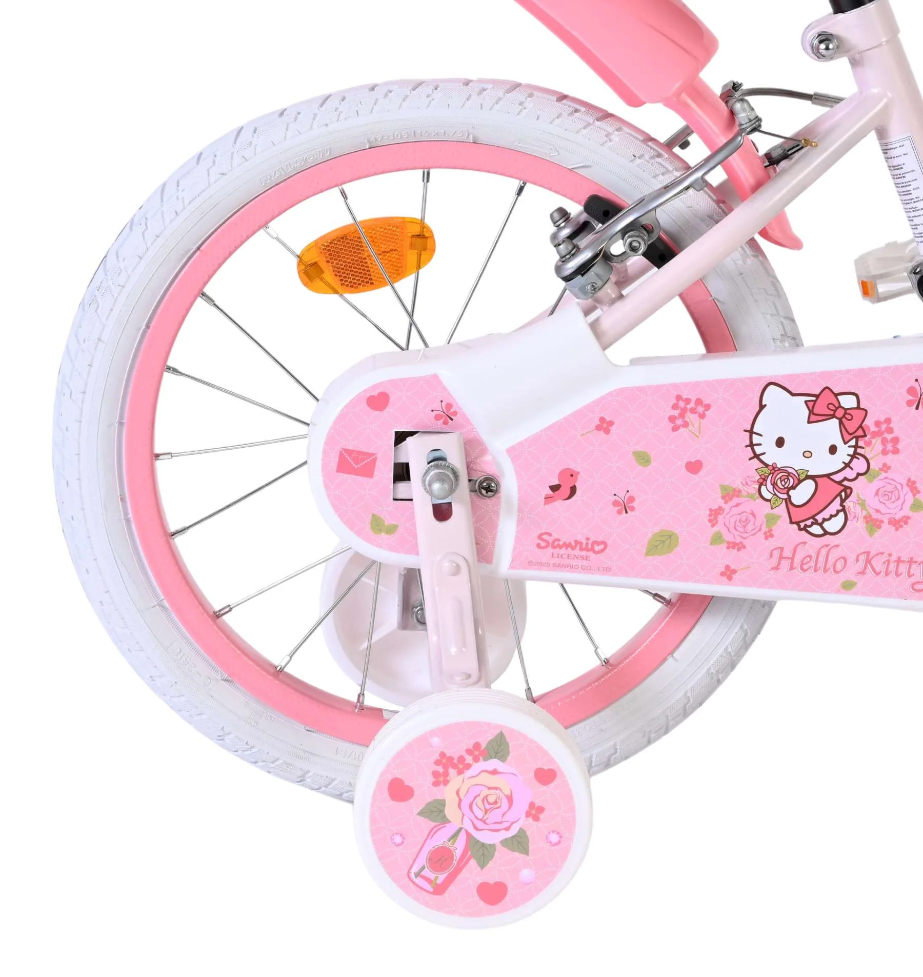 Bicicletă pentru copii Hello Kitty - Fete - 16 inch - Roz - Frâne cu două mâini [1]