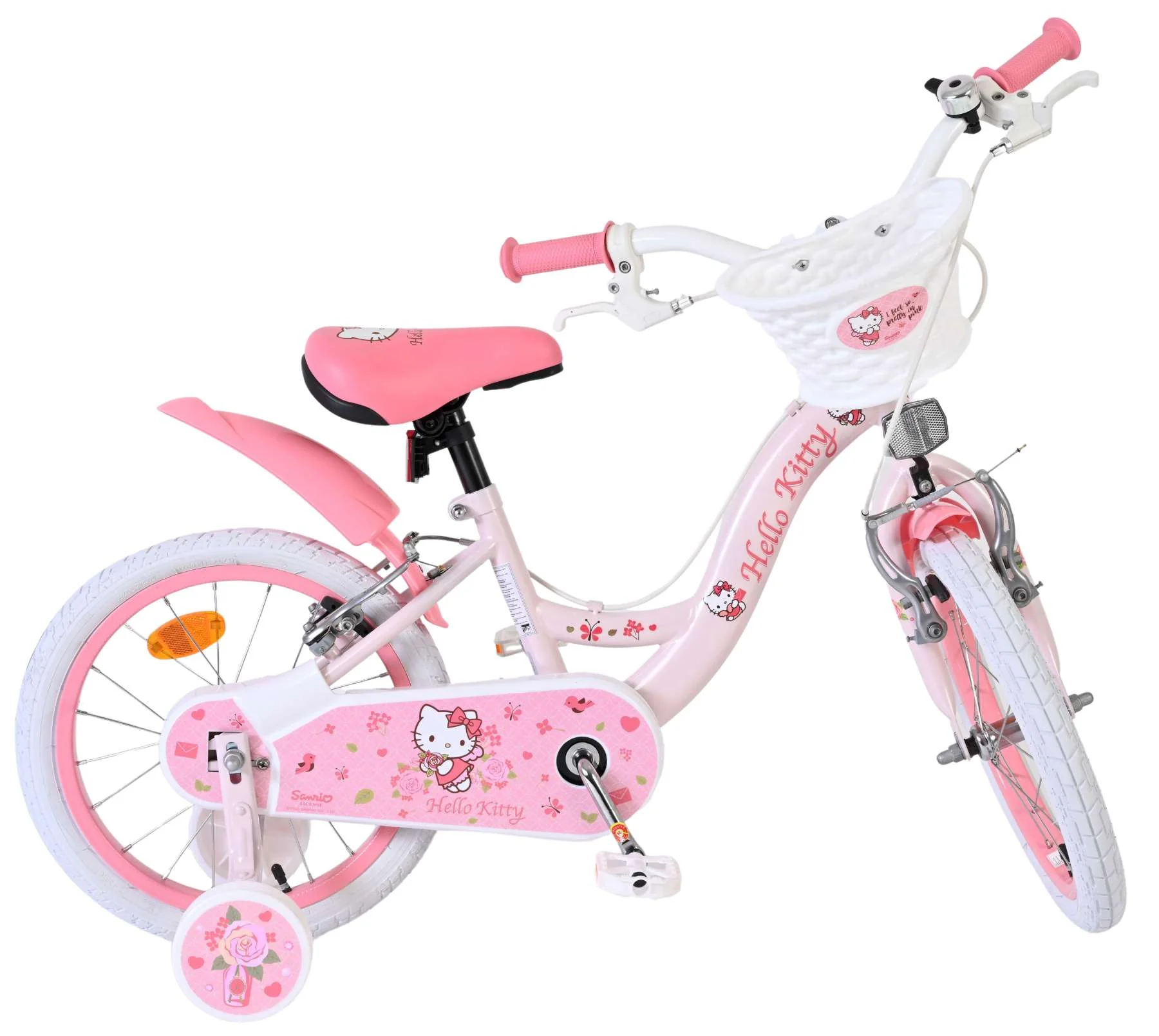 Bicicletă pentru copii Hello Kitty - Fete - 16 inch - Roz - Frâne cu două mâini [9]