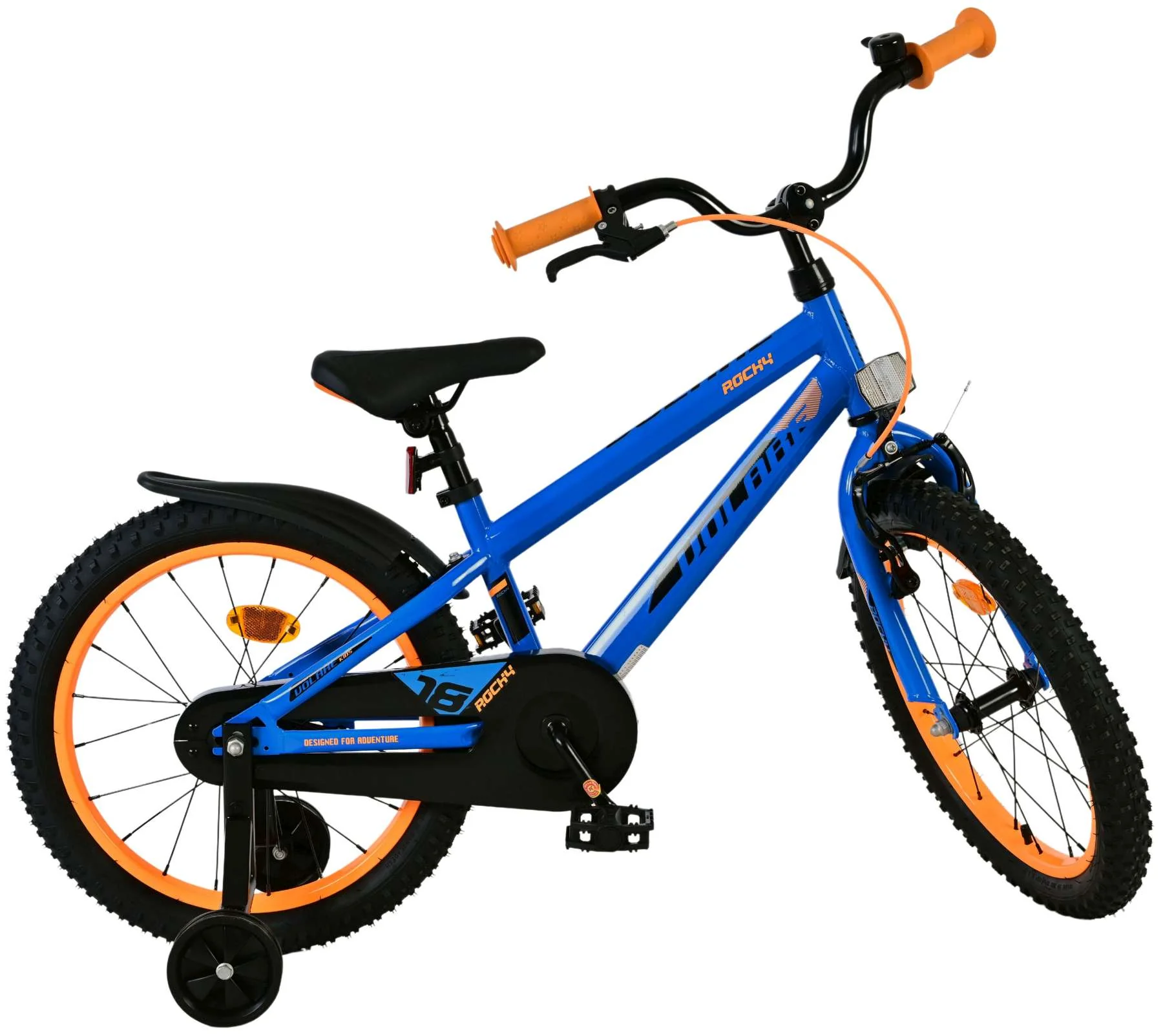Bicicleta pentru copii Volare Rocky - Băieți - 18 inch - Albastră [8]