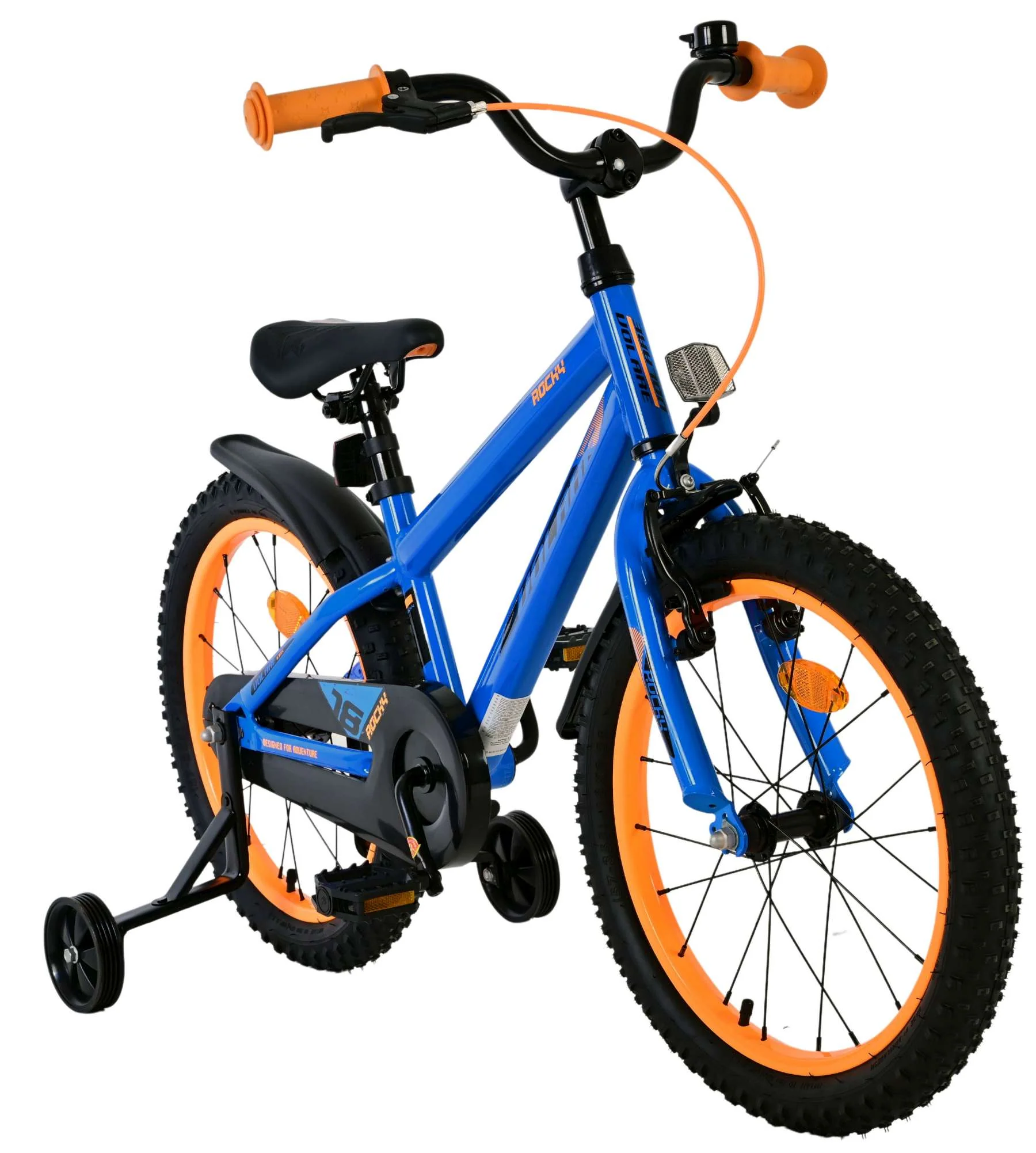 Bicicleta pentru copii Volare Rocky - Băieți - 18 inch - Albastră [4]