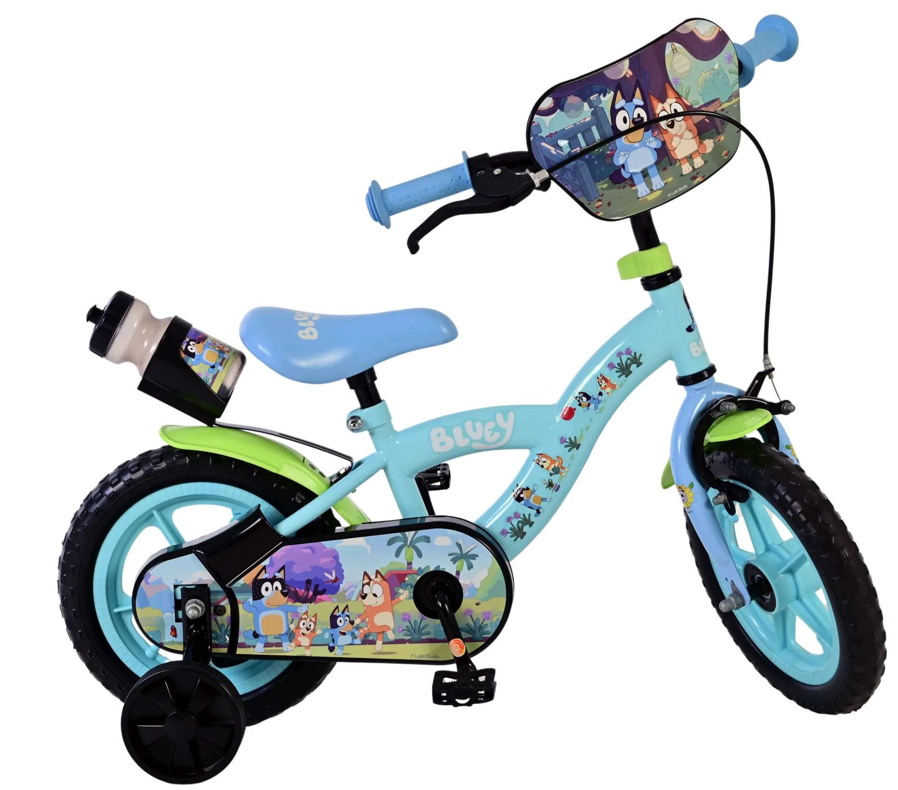 Biciclete - Bicicletă pentru copii Bluey - Băieți - Roți Mag - 12 inch - Albastră