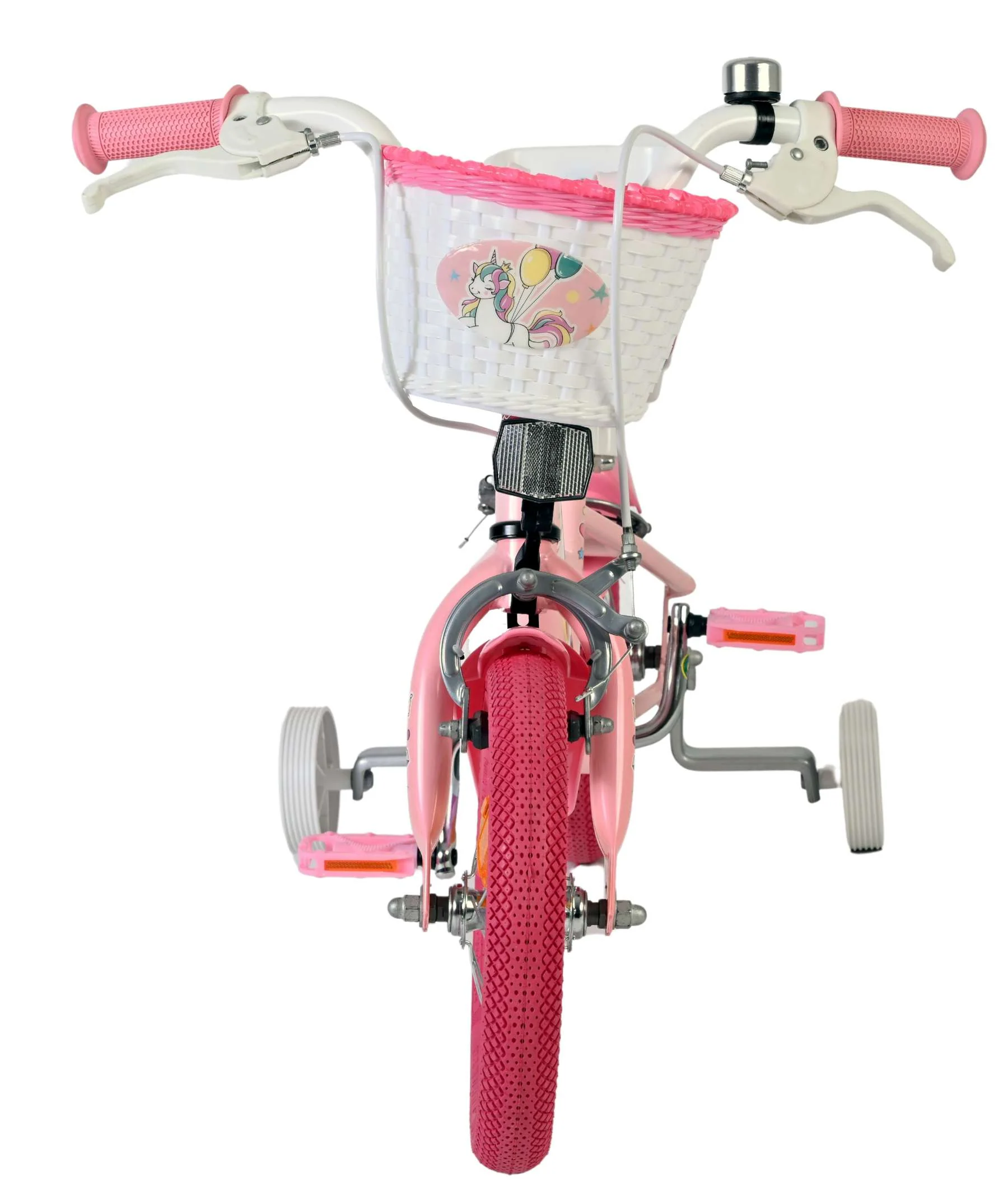 Bicicleta pentru copii Volare Unicorn - Fete - 12 inch - Roz - Frâne cu două mâini [5]