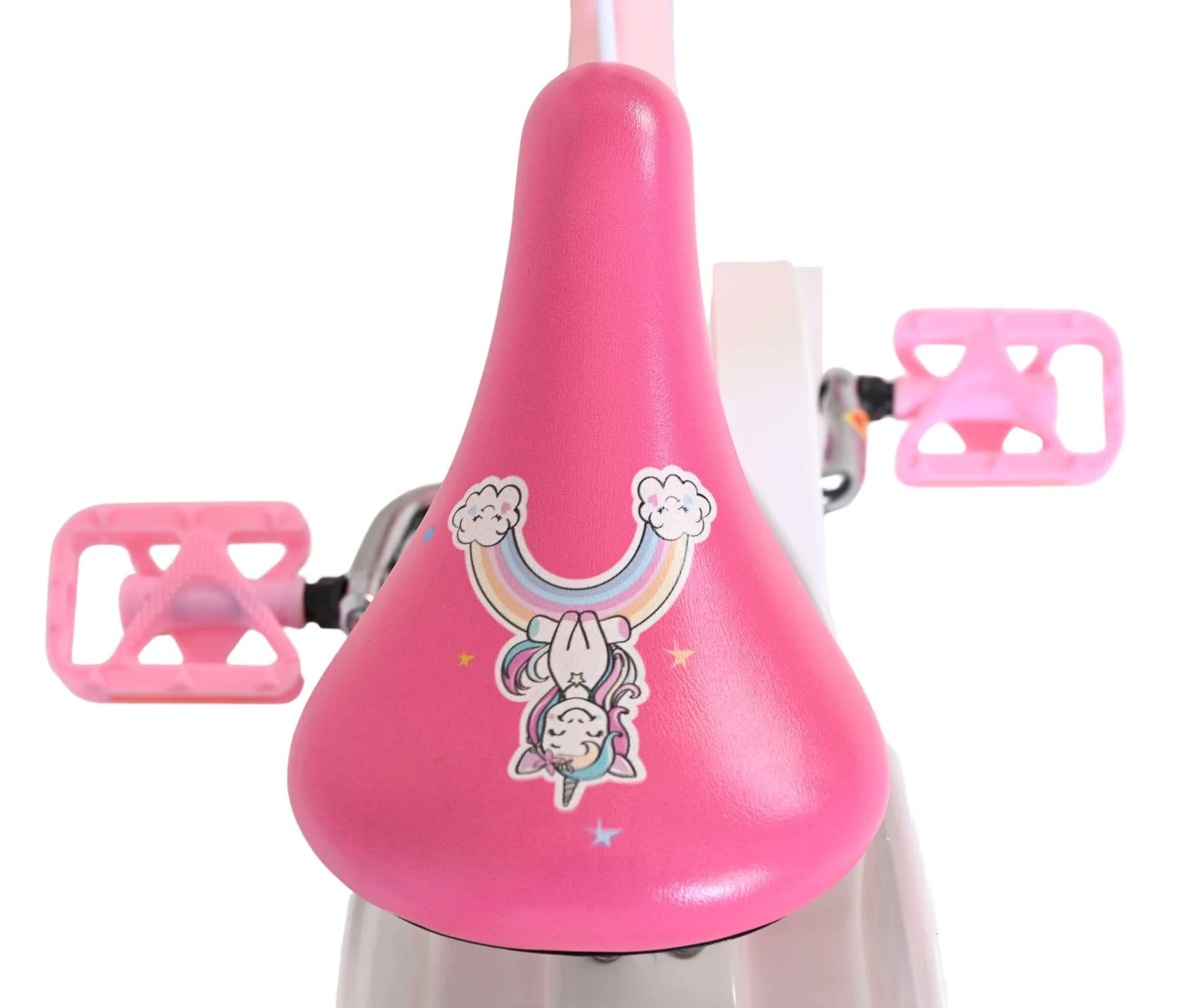 Bicicleta pentru copii Volare Unicorn - Fete - 14 inch - Roz - Frâne cu două mâini [3]