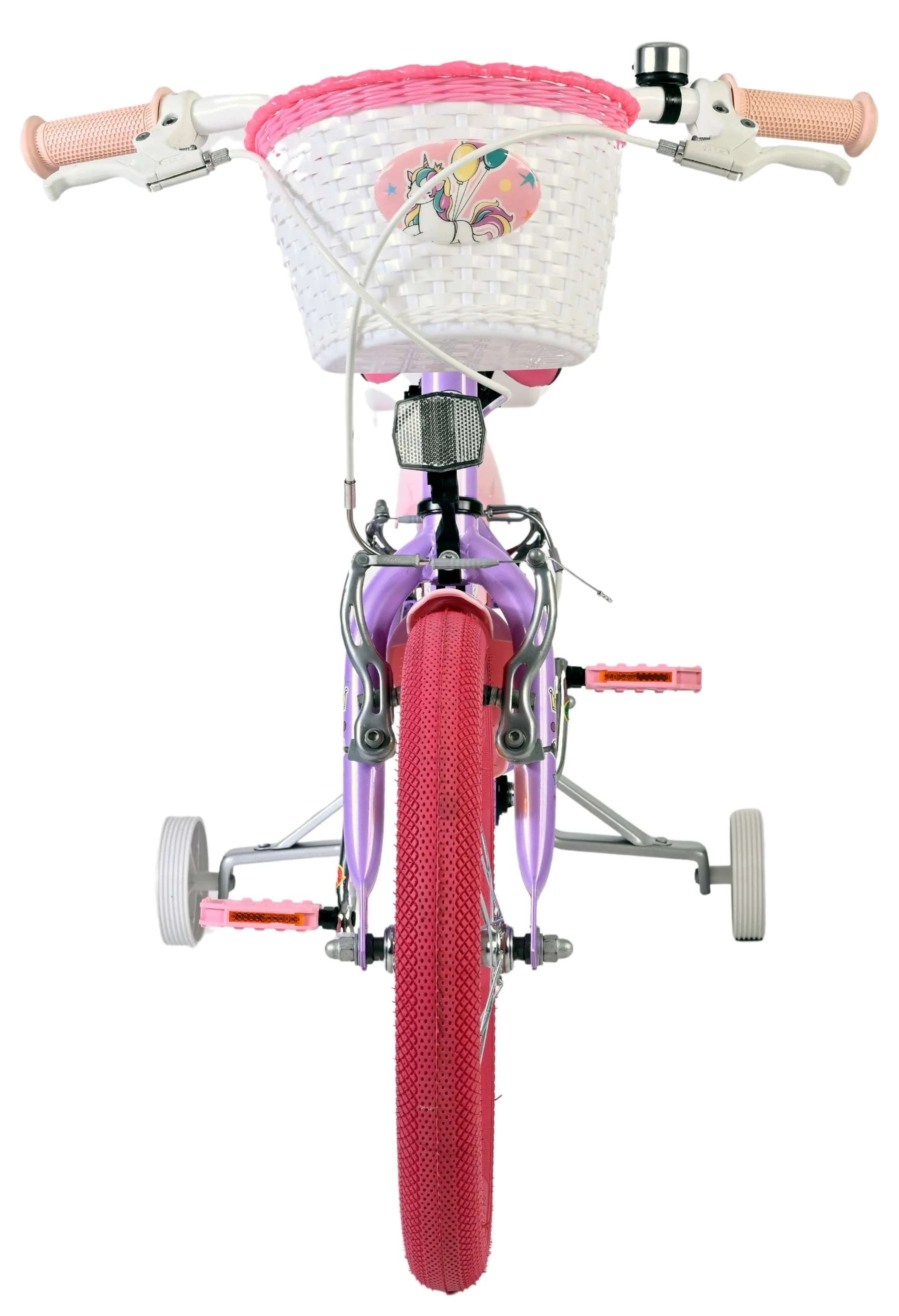 Bicicleta pentru copii Volare Unicorn - Fete - 16 inch - Violet - Frâne cu două mâini [5]