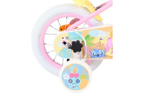 Bicicletă Disney Stitch pentru copii - Fete - 12 inch - Roz [6]