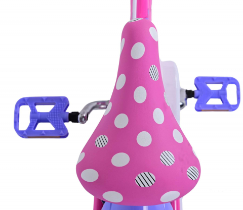 Bicicleta pentru fete Disney Minnie, 16 inch, culoare roz/violet, frana de mana fata si spate [6]