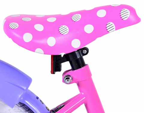 Bicicleta pentru fete Disney Minnie Cutest Ever!, 16 inch, culoare roz/violet, frana de mana fata si frana contra spate [7]