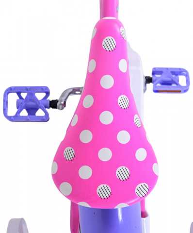 Bicicleta pentru fete Disney Minnie Cutest Ever!, 16 inch, culoare roz/violet, frana de mana fata si frana contra spate [6]