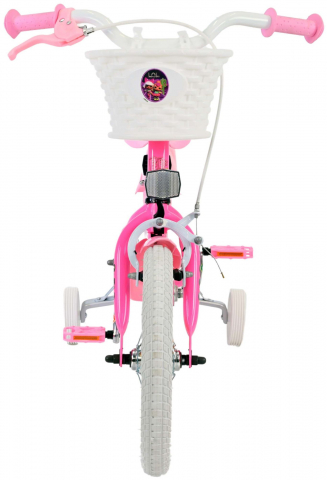 Bicicleta pentru fete LOL Surprise, 14 inch, culoare roz, frana de mana fata + contra [4]