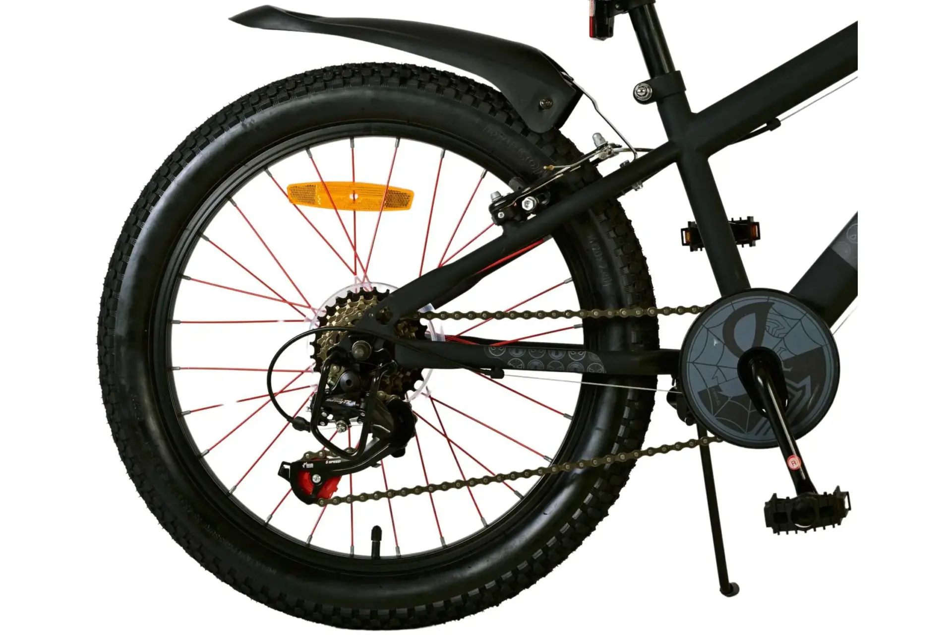 Bicicletă Volare  Spiderman 20" negru mat,7viteze [4]