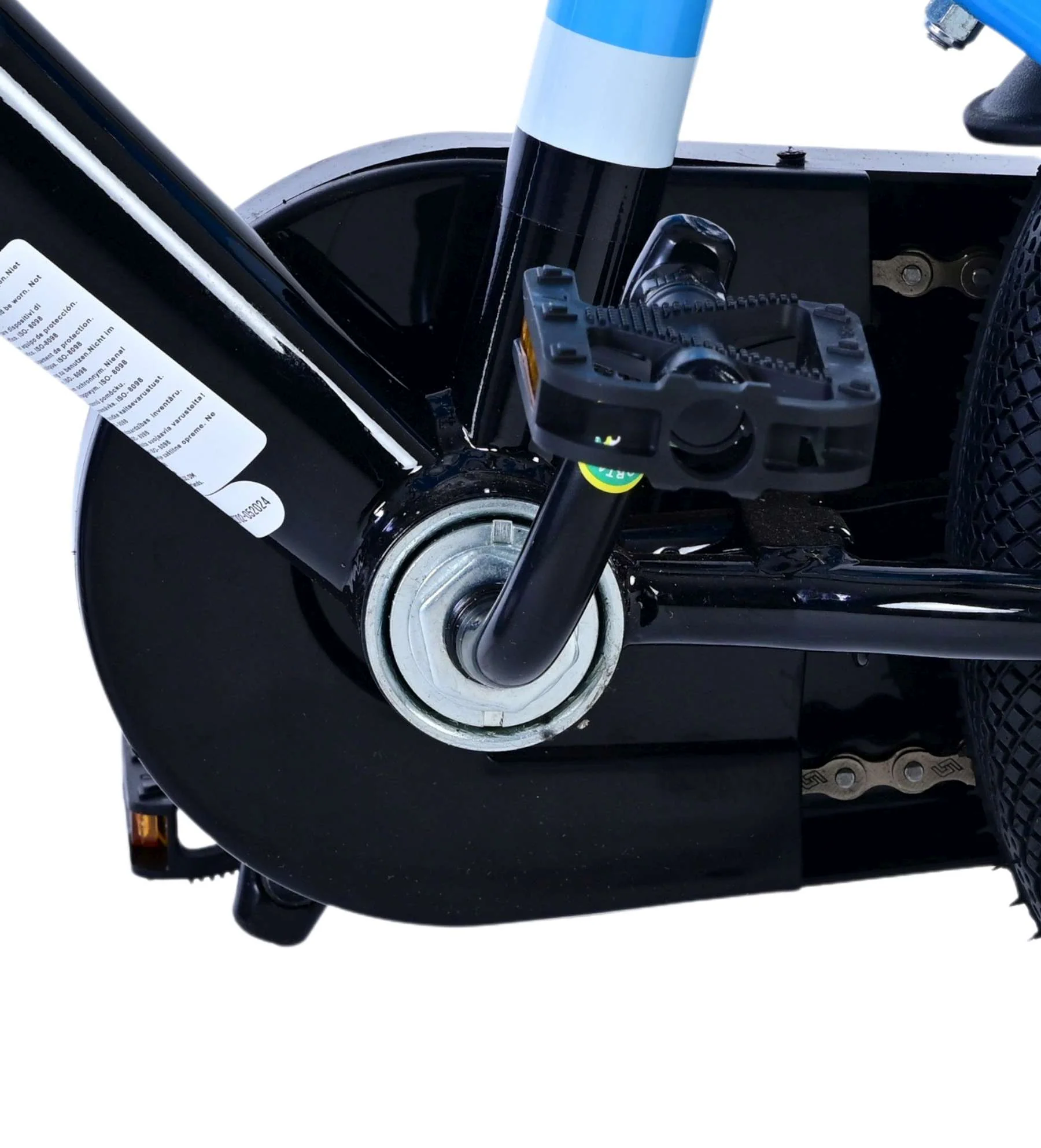 Bicicletă pentru copii Volare Sportivo - Băieți - 12 inch - Albastru Negru - Frâne cu două mâini [8]