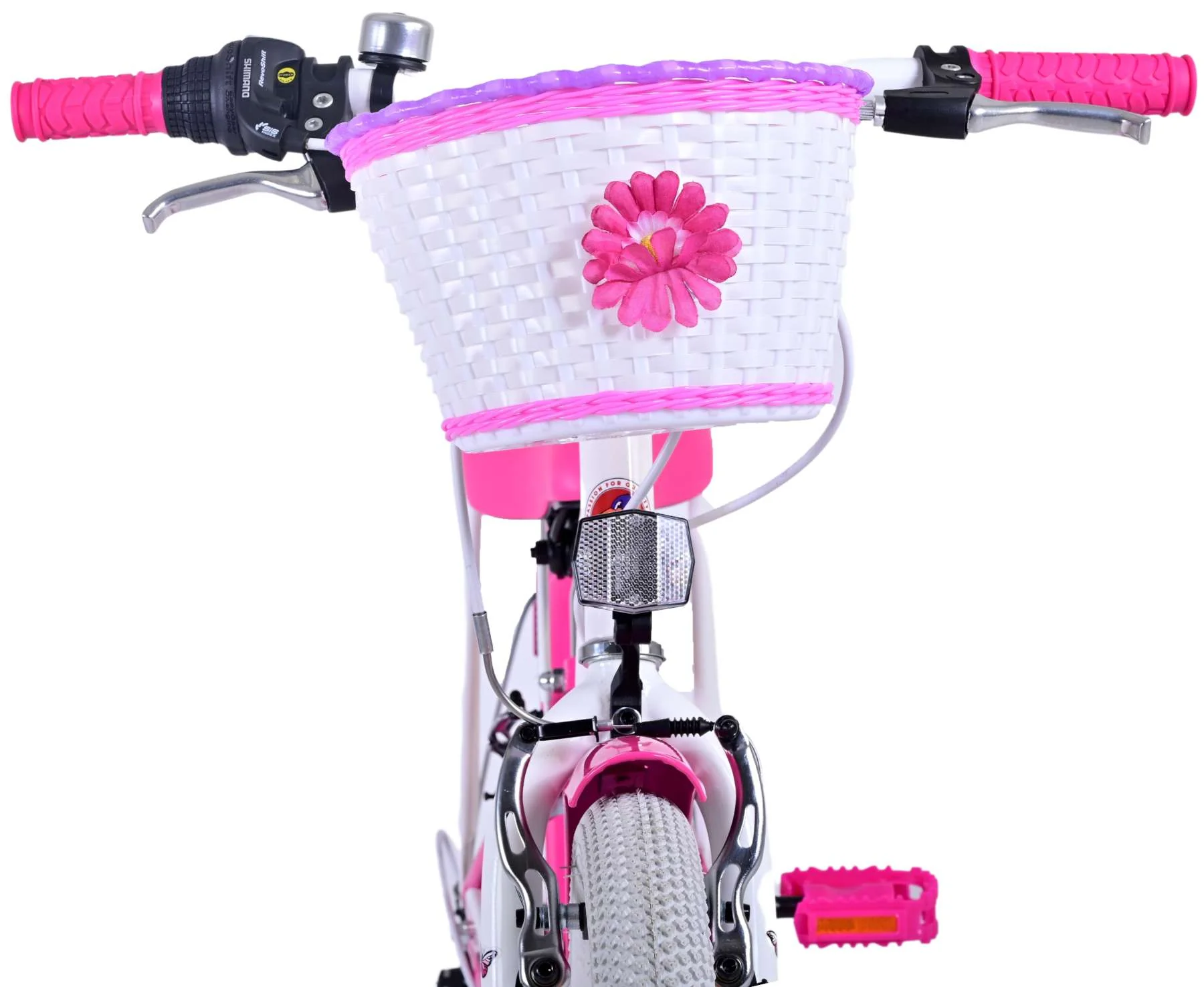 Bicicletă Volare Lovely pentru copii - Fete - 20 inch - Roz - 7 viteze [13]