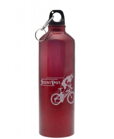 Bidon apa aluminiu, culoare rosu, 750ml [1]