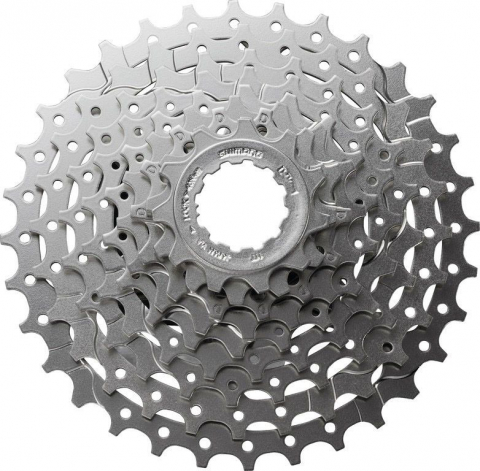 Pinioane Spate - Bloc De Pinioane Pe Caseta Shimano Alivio Cs-Hg400-9, 9 Vit., 11-12-13-14-16-18-21-24-28 (Bg), Ambalat Ind.