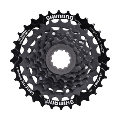 Pinioane Spate - Bloc De Pinioane Pe Caseta Shimano Cs-Hg200-7, 7 Vit., 12-14-16-18-21-24-28, Vrac