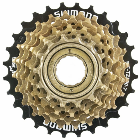 Pinioane Spate - Pinion spate Shimano MF-TZ500, 14-28T, 7 viteze